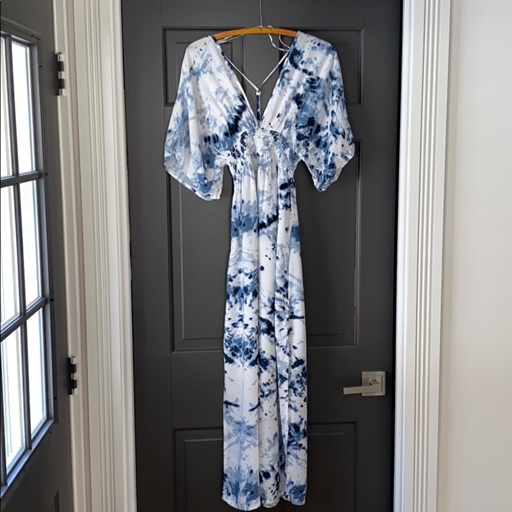 Women’s Maxi length Tye-Dye dress